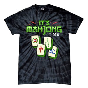 Mahjong Game Mah Jongg Online Player Tile Tie-Dye T-Shirt