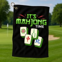 Mahjong Game Mah Jongg Online Player Tile Golf Towel