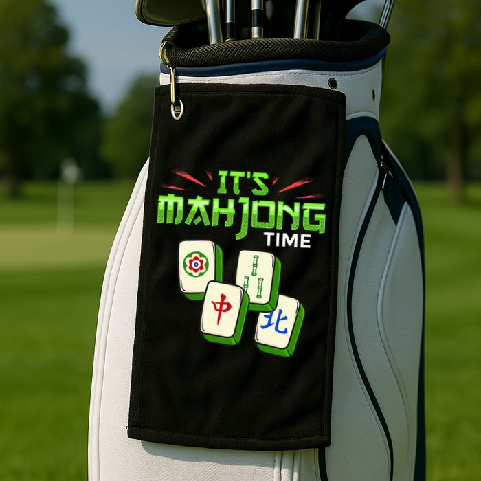 Mahjong Game Mah Jongg Online Player Tile Golf Towel