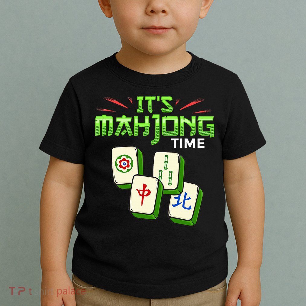 Mahjong Game Mah Jongg Online Player Tile Toddler T-Shirt