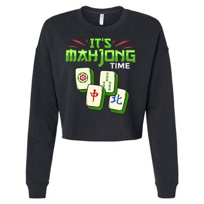 Mahjong Game Mah Jongg Online Player Tile Cropped Pullover Crew