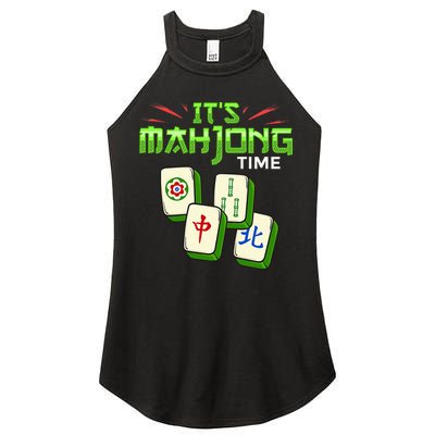 Mahjong Game Mah Jongg Online Player Tile Women's Perfect Tri Rocker Tank