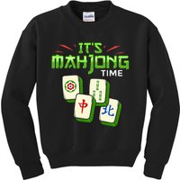 Mahjong Game Mah Jongg Online Player Tile Kids Sweatshirt