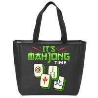 Mahjong Game Mah Jongg Online Player Tile Zip Tote Bag