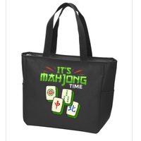 Mahjong Game Mah Jongg Online Player Tile Zip Tote Bag