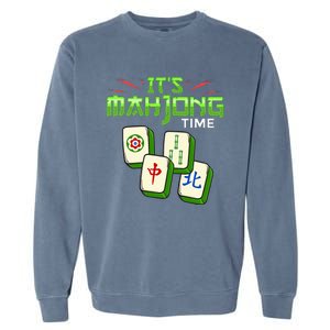 Mahjong Game Mah Jongg Online Player Tile Garment-Dyed Sweatshirt