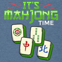 Mahjong Game Mah Jongg Online Player Tile Garment-Dyed Sweatshirt