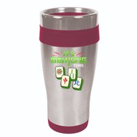 Mahjong Game Mah Jongg Online Player Tile 16oz Travel Tumbler