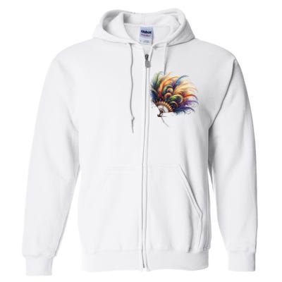 Mardi Gras Full Zip Hoodie