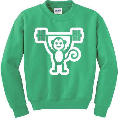 Muscle Gym Monkey Kids Sweatshirt