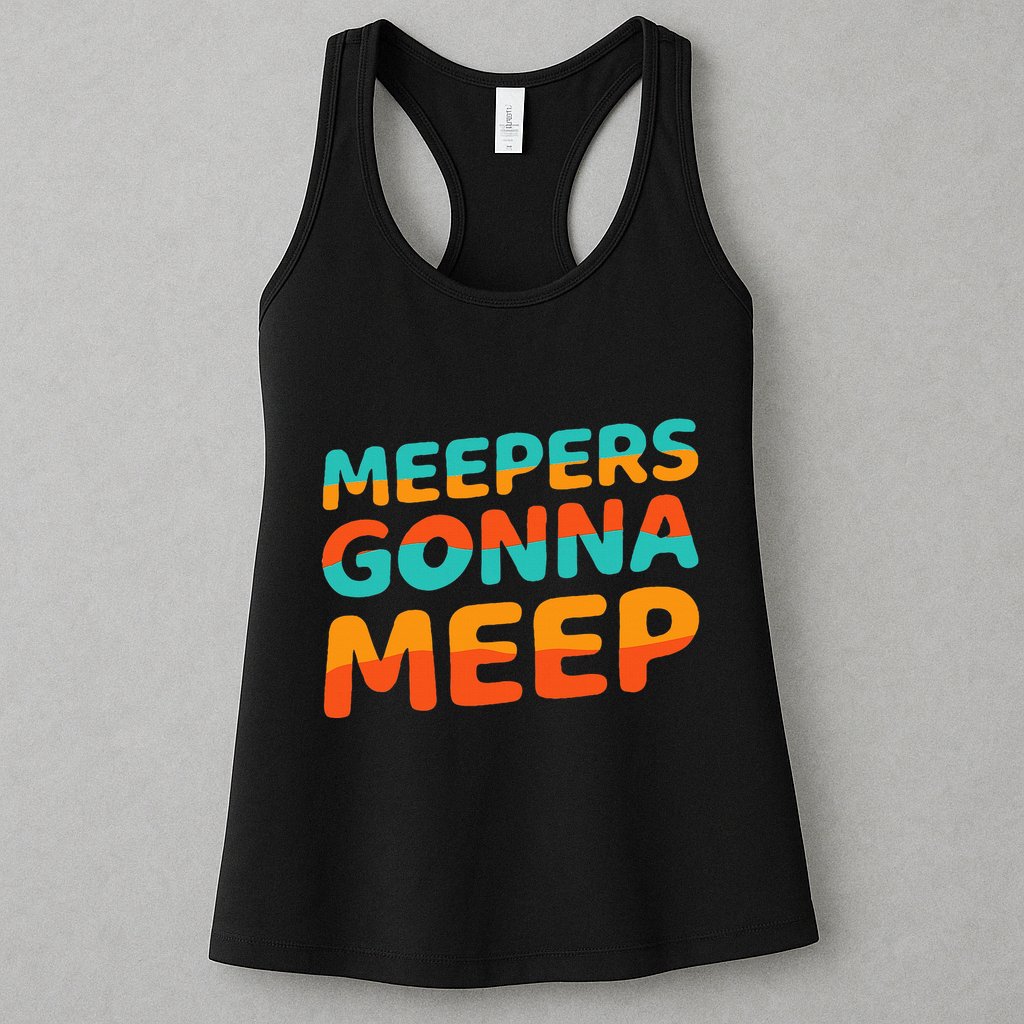 Meepers Gonna Meep Funny Slang Party Womens Tank Top