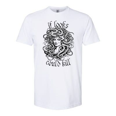 Medusa Greek Mythology Gorgon Pun Softstyle CVC T-Shirt