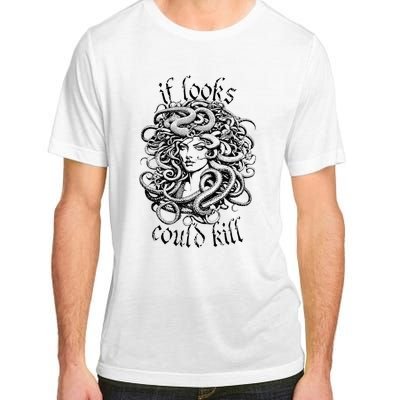 Medusa Greek Mythology Gorgon Pun Adult ChromaSoft Performance T-Shirt