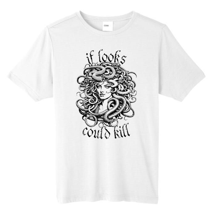 Medusa Greek Mythology Gorgon Pun Tall Fusion ChromaSoft Performance T-Shirt