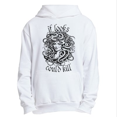 Medusa Greek Mythology Gorgon Pun Urban Pullover Hoodie