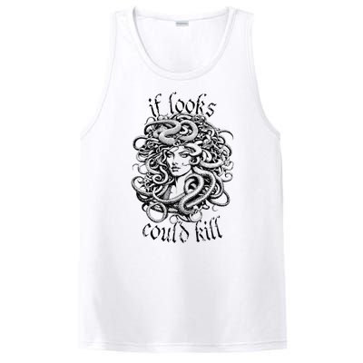 Medusa Greek Mythology Gorgon Pun PosiCharge Competitor Tank