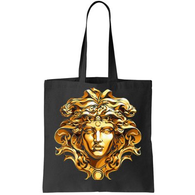 Medusahead Greek Mythology Ancient Snake Hair Tote Bag