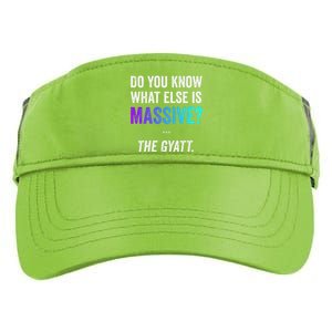 Massive Gaming Meme Funny Gen Alpha Gen Z Slang Gyatt Adult Drive Performance Visor