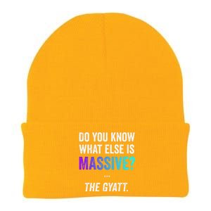 Massive Gaming Meme Funny Gen Alpha Gen Z Slang Gyatt Knit Cap Winter Beanie