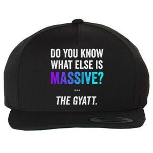 Massive Gaming Meme Funny Gen Alpha Gen Z Slang Gyatt Wool Snapback Cap