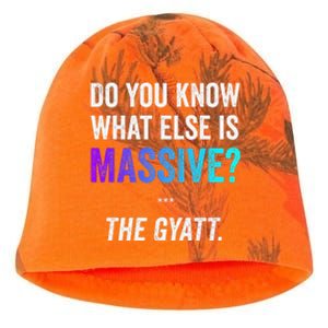 Massive Gaming Meme Funny Gen Alpha Gen Z Slang Gyatt Kati - Camo Knit Beanie