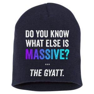 Massive Gaming Meme Funny Gen Alpha Gen Z Slang Gyatt Short Acrylic Beanie