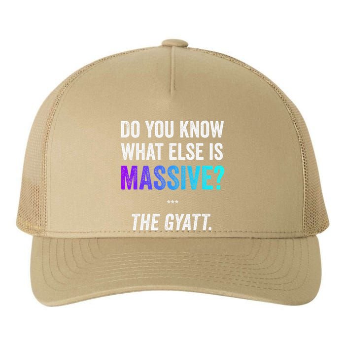 Massive Gaming Meme Funny Gen Alpha Gen Z Slang Gyatt Yupoong Adult 5-Panel Trucker Hat