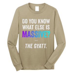 Massive Gaming Meme Funny Gen Alpha Gen Z Slang Gyatt Long Sleeve Shirt