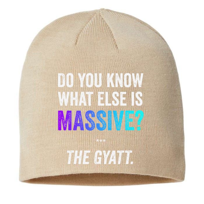 Massive Gaming Meme Funny Gen Alpha Gen Z Slang Gyatt Sustainable Beanie