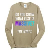 Massive Gaming Meme Funny Gen Alpha Gen Z Slang Gyatt Tall Long Sleeve T-Shirt