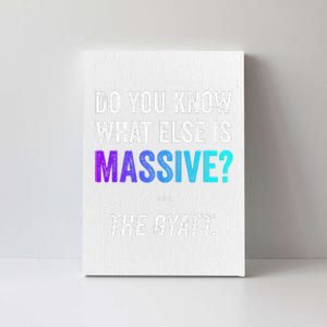 Massive Gaming Meme Funny Gen Alpha Gen Z Slang Gyatt Canvas