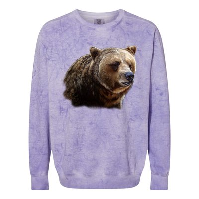 Majestic Grizzly Colorblast Crewneck Sweatshirt