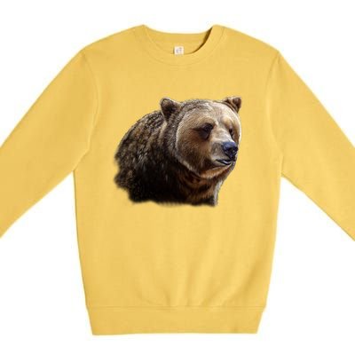 Majestic Grizzly Premium Crewneck Sweatshirt