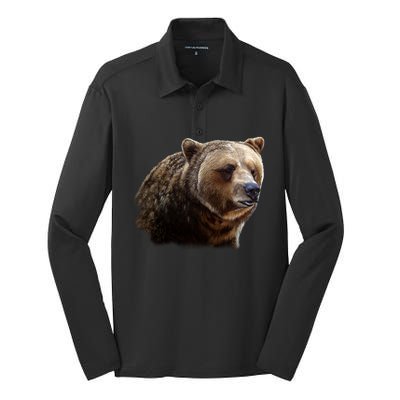 Majestic Grizzly Silk Touch Performance Long Sleeve Polo