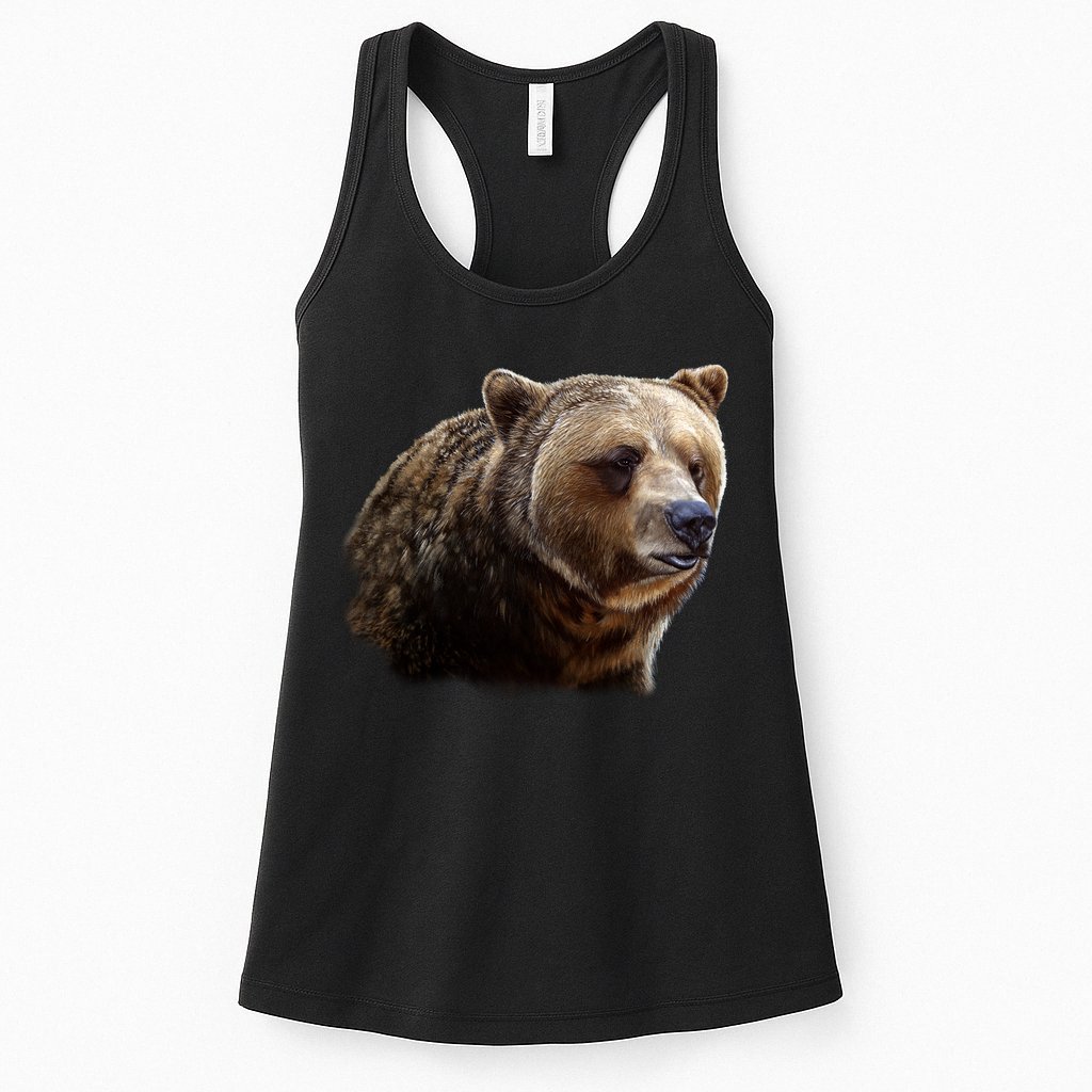 Majestic Grizzly Womens Tank Top