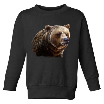 Majestic Grizzly Toddler Sweatshirt
