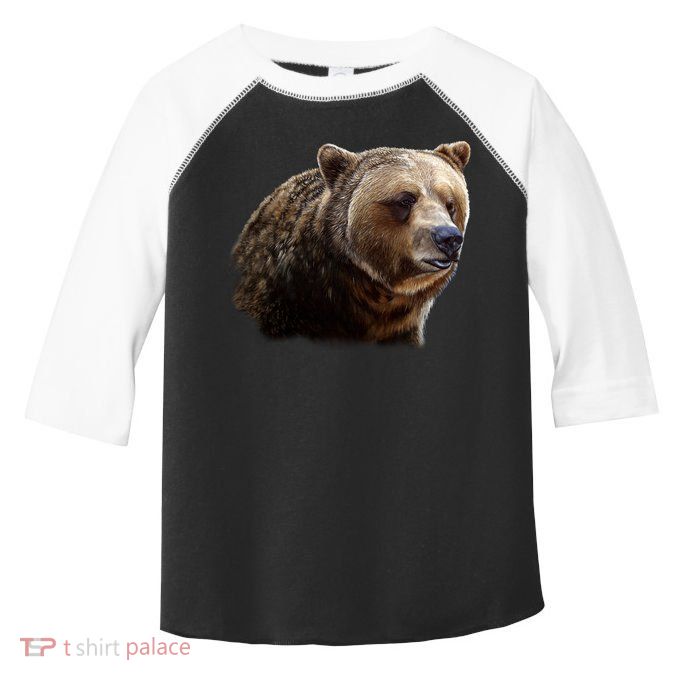 Majestic Grizzly Toddler Fine Jersey T-Shirt