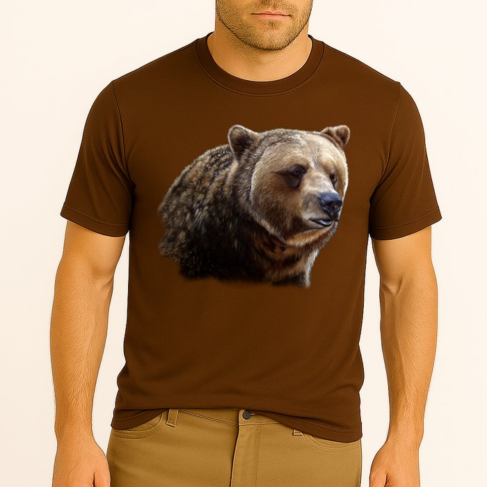 Majestic Grizzly Cooling Performance Crew T-Shirt