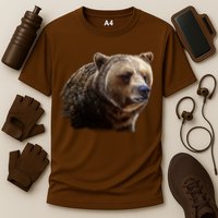 Majestic Grizzly Cooling Performance Crew T-Shirt