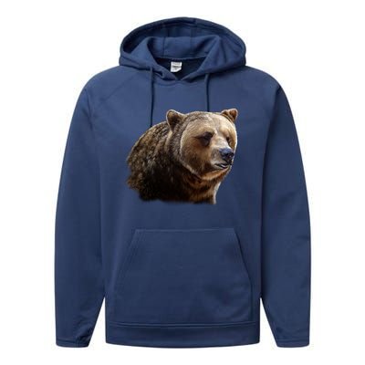 Majestic Grizzly Performance Fleece Hoodie