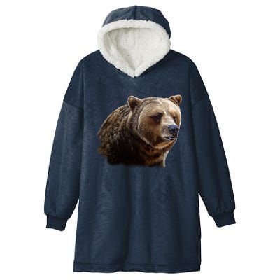 Majestic Grizzly Hooded Wearable Blanket