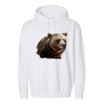 Majestic Grizzly Garment-Dyed Fleece Hoodie