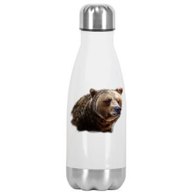 Majestic Grizzly Stainless Steel Insulated Water Bottle