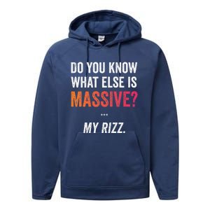 Massive Gaming Meme Funny Confidence Humor Meme Rizz Performance Fleece Hoodie