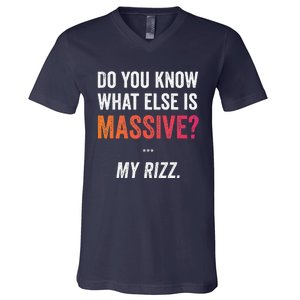 Massive Gaming Meme Funny Confidence Humor Meme Rizz V-Neck T-Shirt