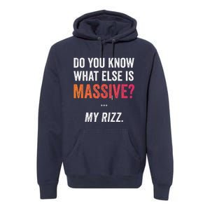 Massive Gaming Meme Funny Confidence Humor Meme Rizz Premium Hoodie