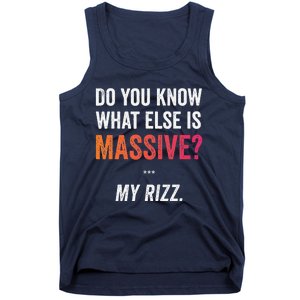 Massive Gaming Meme Funny Confidence Humor Meme Rizz Tank Top