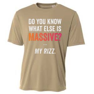 Massive Gaming Meme Funny Confidence Humor Meme Rizz Cooling Performance Crew T-Shirt