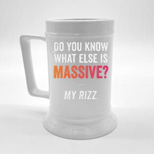 Massive Gaming Meme Funny Confidence Humor Meme Rizz Beer Stein