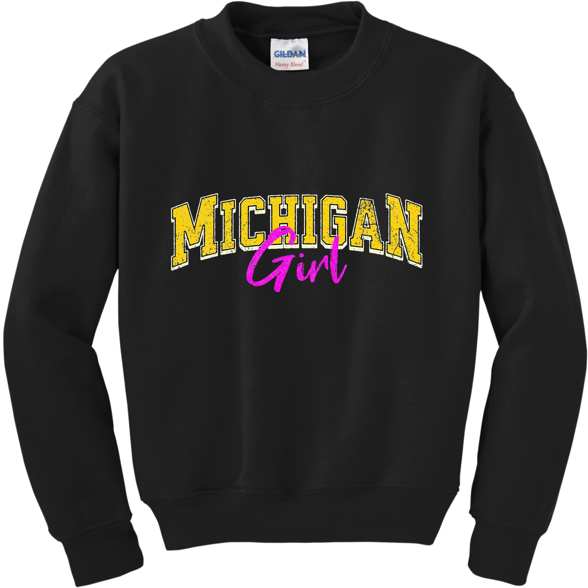 Michigan Girl Kids Sweatshirt
